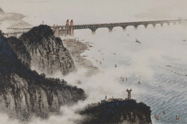 Selected Yangtze River-themed artworks on view at NAMOC