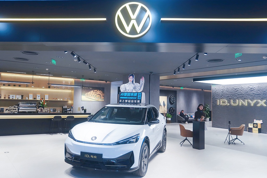 VW launches largest NEV push in China