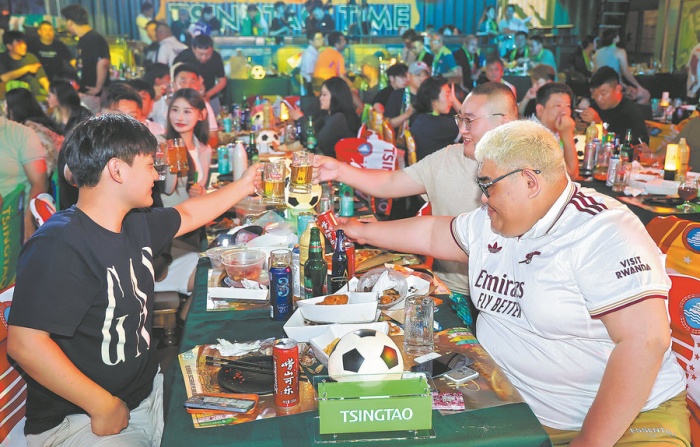 World Cup and Qingdao beer culture are a perfect match
