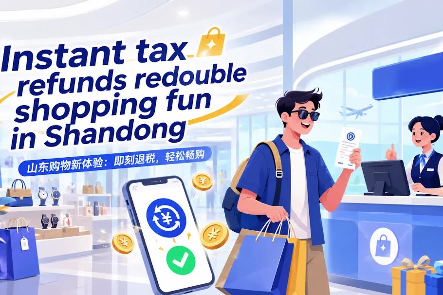 Instant tax refunds redouble shopping fun in Shandong