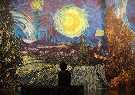 Immersive digital exhibition decodes Van Gogh in Guangdong