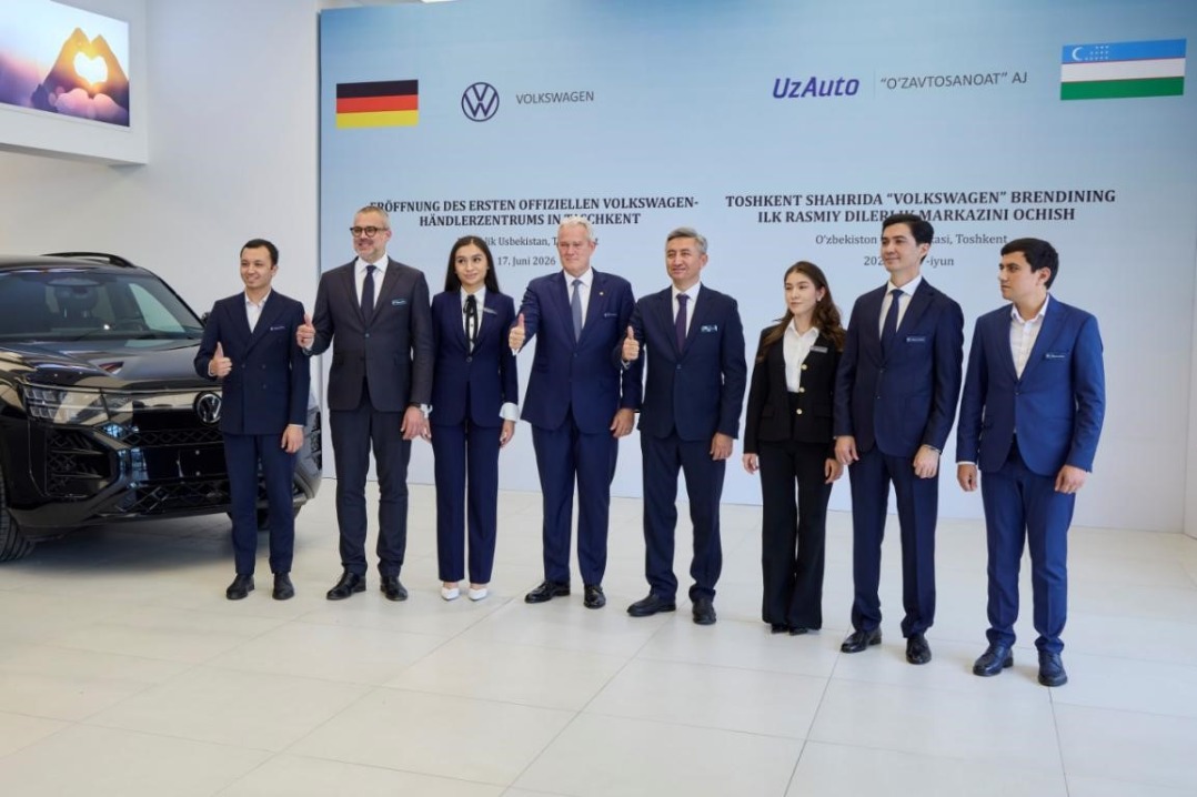 VW exports China-built vehicles to Uzbekistan