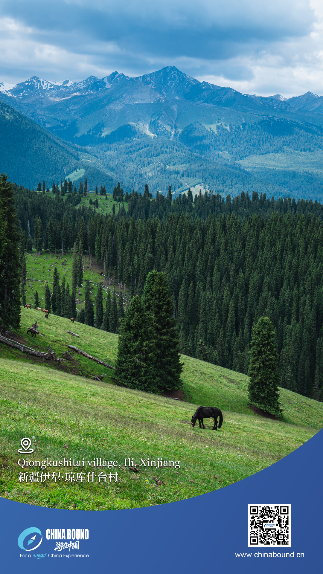 Qiongkushitai village, Ili, Xinjiang