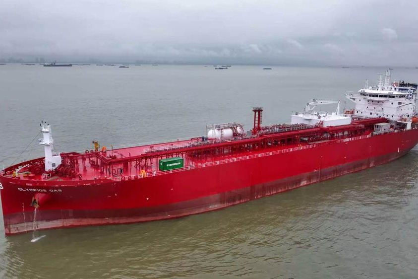 Huangpu Wenchong delivers 48,000-cubic-meter LPG carrier for Greek operator